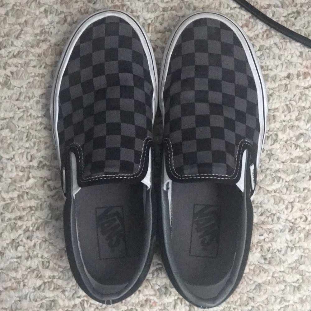Gently worn Vans Slip Ons